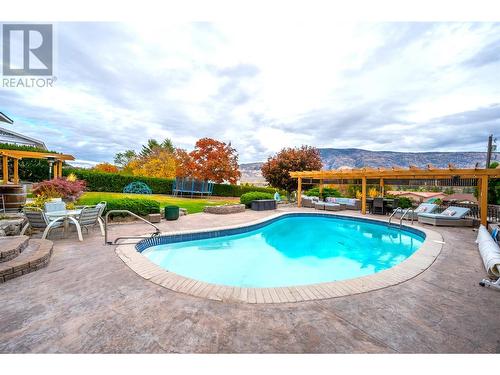 6521 Bellevue Drive, Oliver, BC - Outdoor With In Ground Pool With Backyard