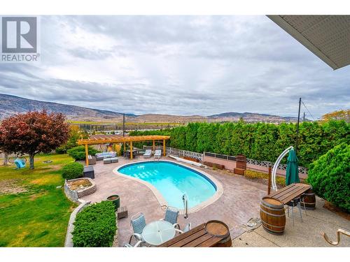 6521 Bellevue Drive, Oliver, BC - Outdoor With In Ground Pool With View