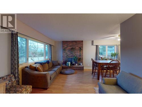 751 Fording Drive, Elkford, BC - Indoor Photo Showing Living Room With Fireplace