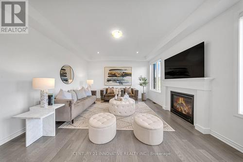 1541 Scarlett Trail, Pickering, ON - Indoor Photo Showing Living Room With Fireplace