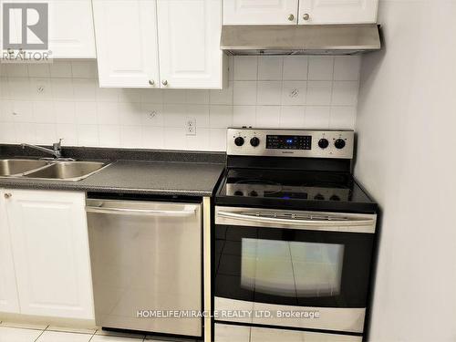 207 - 135 Hillcrest Avenue, Mississauga, ON - Indoor Photo Showing Kitchen With Double Sink