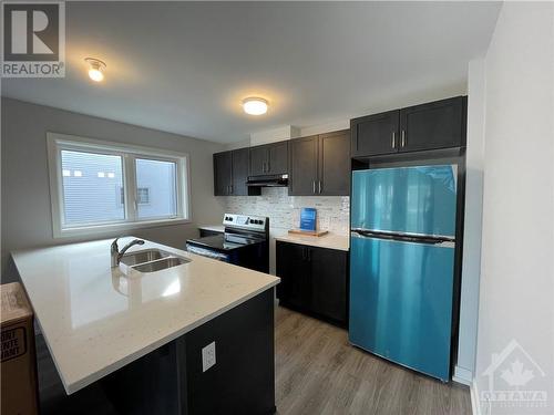 232 Anyolite Private, Ottawa, ON - Indoor Photo Showing Kitchen With Double Sink