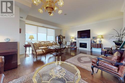 2620 - 70 Roehampton Avenue, Toronto, ON - Indoor Photo Showing Living Room With Fireplace