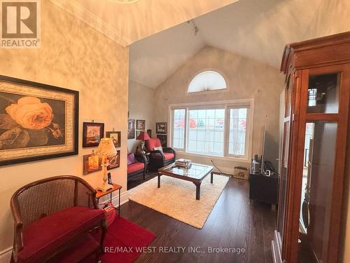 2 - 3 Larkdale Terrace, Brampton, ON - Indoor Photo Showing Living Room With Fireplace