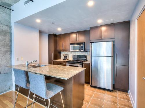 Cuisine - 501-1315 Boul. De Maisonneuve O., Montréal (Ville-Marie), QC - Indoor Photo Showing Kitchen With Double Sink