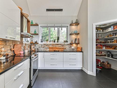 Cuisine - 1062 Ch. Du Village, Morin-Heights, QC - Indoor Photo Showing Kitchen With Upgraded Kitchen