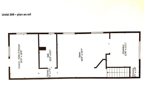 Plan (croquis) - 395  - 399 Rue Argyle, Montréal (Verdun/Île-Des-Soeurs), QC - Other