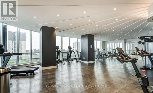 1107 - 30 Gibbs Road, Toronto, ON - Indoor Photo Showing Gym Room