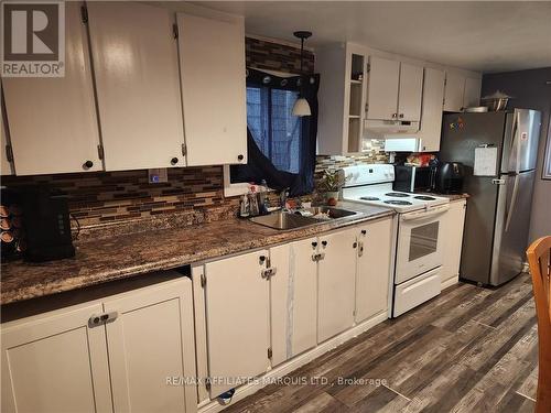 12241/2 Cumberland Street, Cornwall, ON - Indoor Photo Showing Kitchen With Double Sink