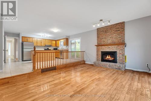 1594 Phillbrook Drive, London, ON - Indoor Photo Showing Living Room With Fireplace