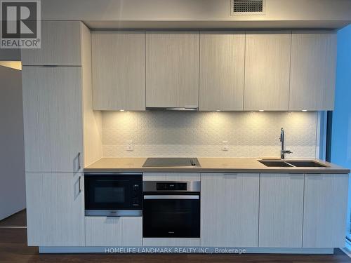 2605 - 158 Front Street E, Toronto, ON - Indoor Photo Showing Kitchen With Double Sink