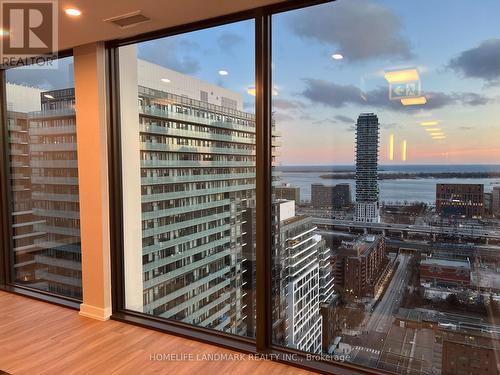 2605 - 158 Front Street E, Toronto, ON -  With Body Of Water With View