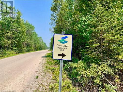 30 Pike St lot is right on the Great Lakes Waterfront Trail route. - 30 Pike Street, Northern Bruce Peninsula, ON 