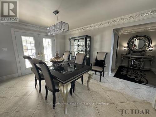 1180 Government Road S, Timmins (Mountjoy Rural), ON - Indoor Photo Showing Dining Room