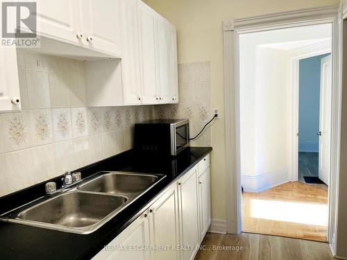 10 William Street, Brant, ON - Indoor Photo Showing Kitchen With Double Sink