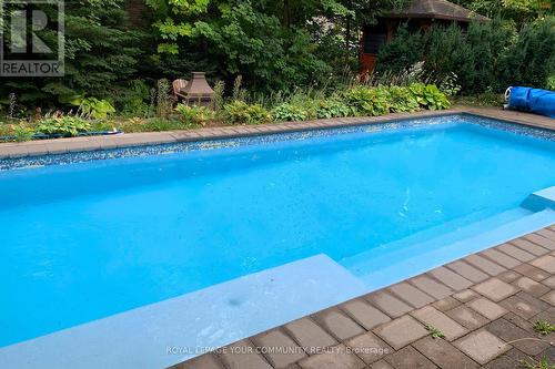 49 Heatherwood Drive, Springwater, ON - Outdoor With In Ground Pool With Backyard