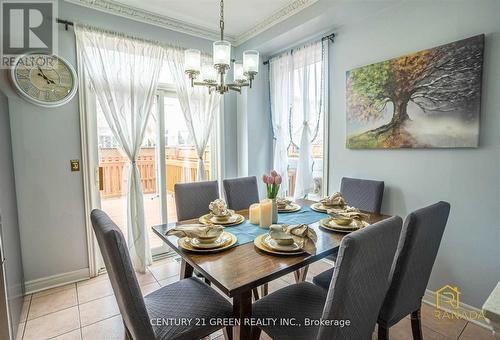 18 Fiddlehead Terrace, Toronto, ON - Indoor Photo Showing Dining Room