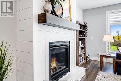 21354 Klondyke Road, Wheatley, ON - Indoor With Fireplace