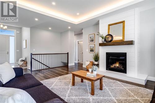 21354 Klondyke Road, Wheatley, ON - Indoor Photo Showing Living Room With Fireplace