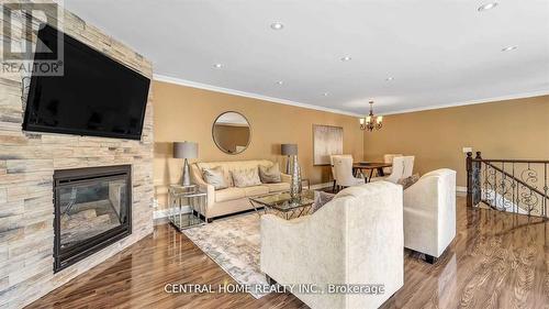 2 Newman Avenue W, Richmond Hill, ON - Indoor Photo Showing Living Room With Fireplace