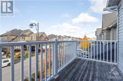 second floor balcony - 321 Everglade Way, Ottawa, ON - Outdoor