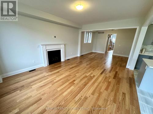 861 Knights Lane, Woodstock, ON - Indoor Photo Showing Living Room With Fireplace