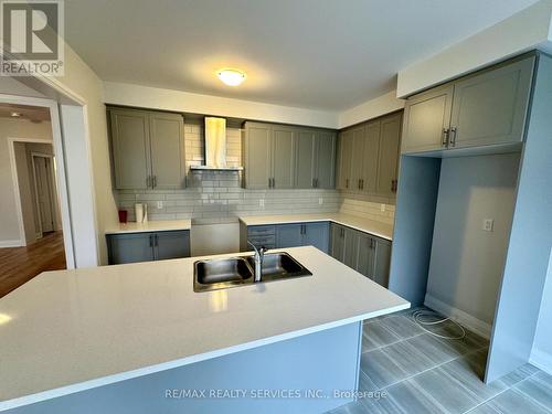 861 Knights Lane, Woodstock, ON - Indoor Photo Showing Kitchen With Double Sink