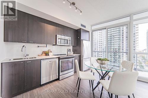 1210 - 30 Roehampton Avenue, Toronto, ON - Indoor Photo Showing Kitchen With Double Sink