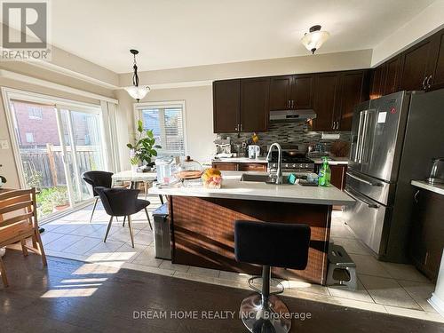 22 Memon Place, Markham, ON - Indoor Photo Showing Kitchen With Stainless Steel Kitchen With Double Sink