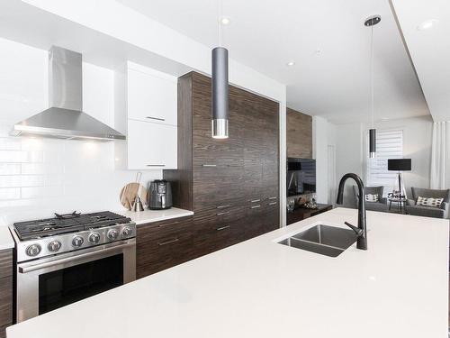 Kitchen - 303-12000 Rue D'Amboise, Mirabel, QC - Indoor Photo Showing Kitchen With Double Sink With Upgraded Kitchen