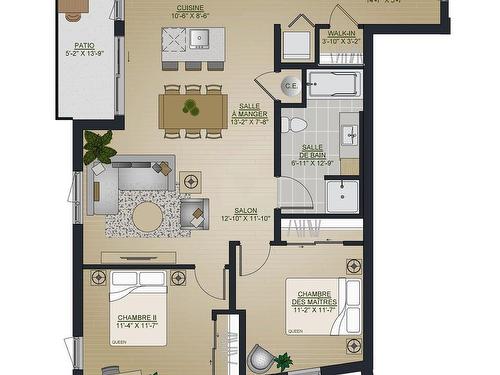 Plan (croquis) - 209-2750 Boul. Guillaume-Couture, Lévis (Les Chutes-De-La-Chaudière-Est), QC - Other