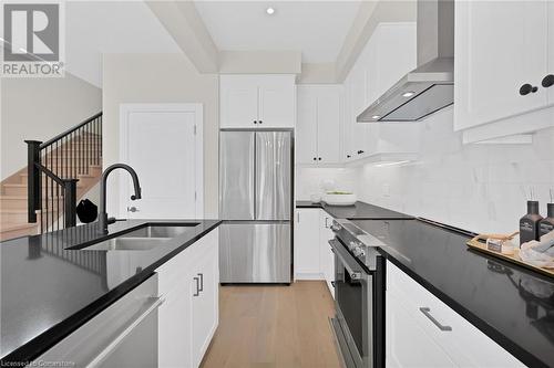 362 Fairview Street Unit# 102, New Hamburg, ON - Indoor Photo Showing Kitchen With Stainless Steel Kitchen With Double Sink With Upgraded Kitchen