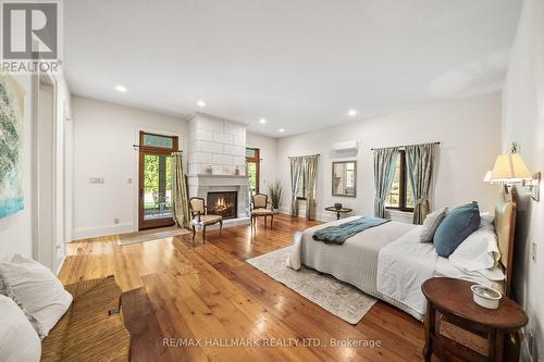 16161 Shaws Creek Road, Caledon, ON - Indoor Photo Showing Living Room With Fireplace