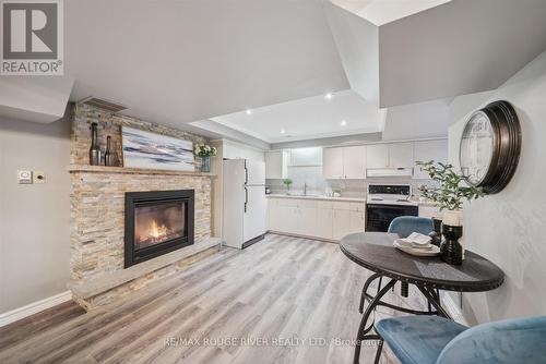 2317 Salem Road N, Ajax, ON - Indoor Photo Showing Living Room With Fireplace