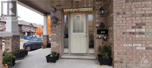 Large Porch to enjoy outdoors - 640 Via Campanale Avenue, Ottawa, ON - Outdoor