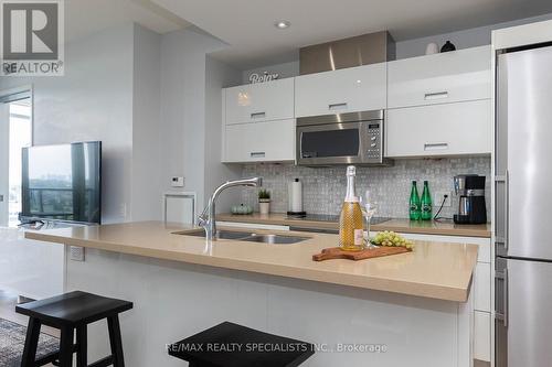 1212 - 90 Park Lawn Road, Toronto, ON - Indoor Photo Showing Kitchen With Double Sink With Upgraded Kitchen