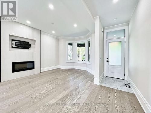 411 Concord Avenue, Toronto, ON - Indoor Photo Showing Other Room With Fireplace