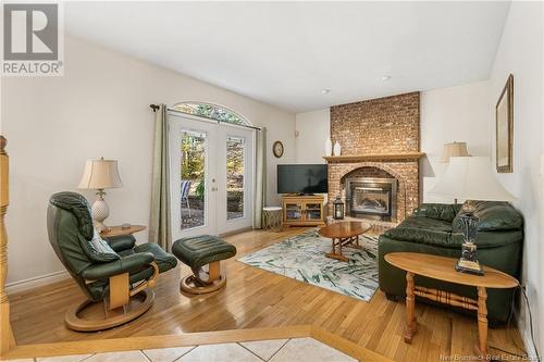 69 Bennett Avenue, Moncton, NB - Indoor Photo Showing Living Room With Fireplace