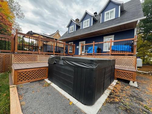 Patio - 101 Rue Lapointe, Clermont, QC - Outdoor With Deck Patio Veranda With Exterior