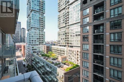 1205 - 126 Simcoe Street, Toronto, ON - Outdoor With Balcony With Facade