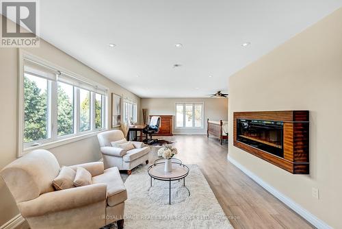 11 Rayne Avenue, Oakville, ON - Indoor Photo Showing Living Room With Fireplace