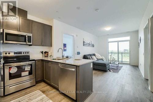 429 - 95 Dundas Street E, Oakville, ON - Indoor Photo Showing Kitchen With Stainless Steel Kitchen