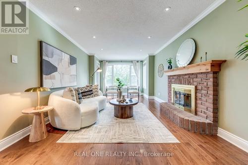 1312 Fieldcrest Lane, Oakville, ON - Indoor Photo Showing Living Room With Fireplace