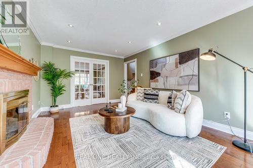 1312 Fieldcrest Lane, Oakville, ON - Indoor Photo Showing Living Room With Fireplace