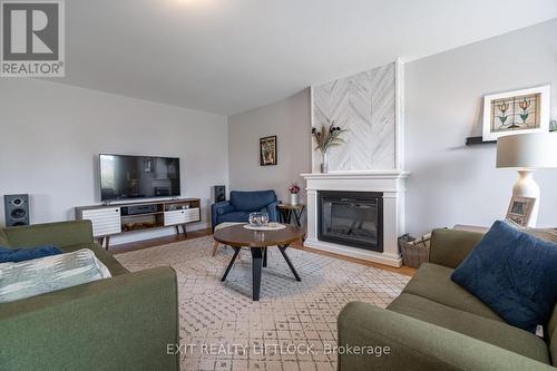 13 Ethan Lane, Asphodel-Norwood (Norwood), ON - Indoor Photo Showing Living Room With Fireplace