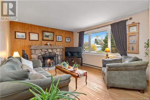 73 Laurelle Avenue, Moncton, NB - Indoor Photo Showing Living Room With Fireplace