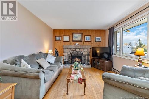 73 Laurelle Avenue, Moncton, NB - Indoor Photo Showing Living Room With Fireplace