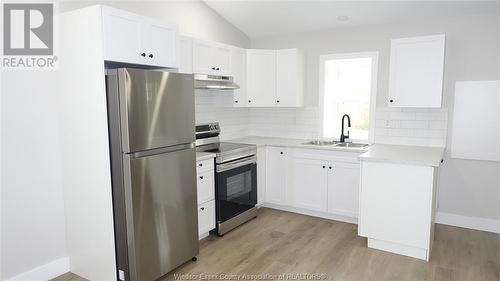 131 Alma Unit# A & B, Amherstburg, ON - Indoor Photo Showing Kitchen With Stainless Steel Kitchen With Double Sink