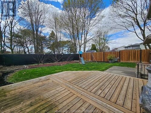 56 Collegiate Drive, Chatham, ON - Outdoor With Deck Patio Veranda With Backyard