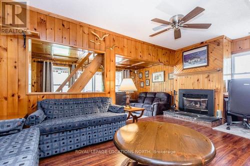 72 Stroud Crescent, Wasaga Beach, ON - Indoor Photo Showing Living Room With Fireplace